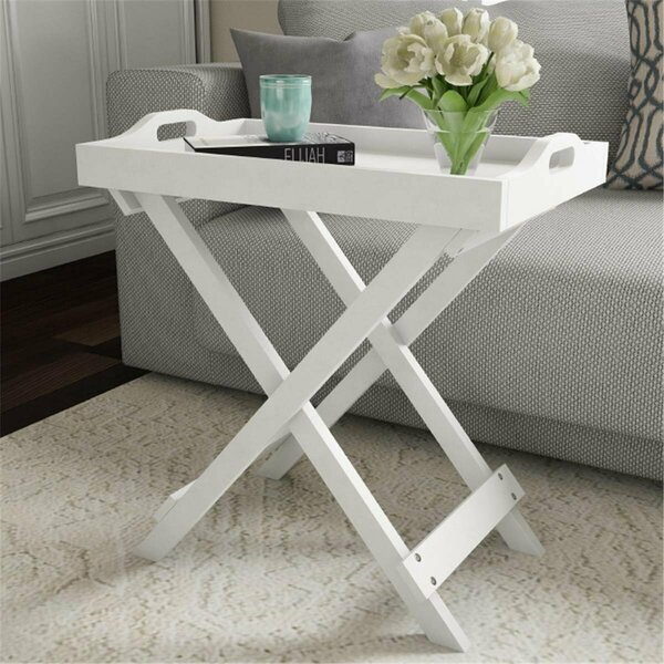 Daphnes Dinnette End Table - White DA3254356